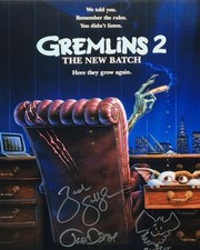 Joe Dante Zach Galligan Gremlins Autographed Signed 8x10 Photo Reprint Joe Dante Zach Galligan Gremlins Autographed Signed 8x10 Photo Reprint