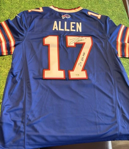 Josh Allen Buffalo Bills 2024 NFL MVP Signed Football Jersey