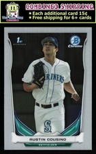 2014 Bowman Draft Chrome #CDP82 Austin Cousino - Seattle Mariners Baseball Card