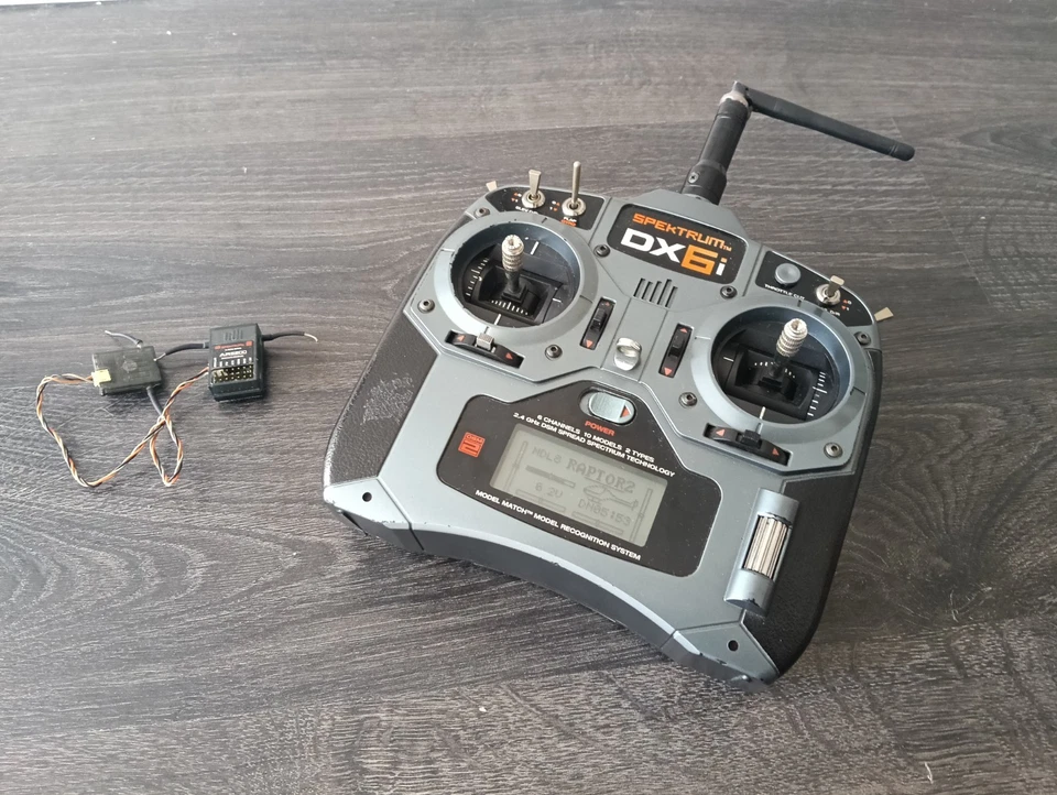SPEKTRUM DX6 DX6i controller transmitter RC RADIO plane helicopter set DSMX DSM2 - Image 2 of 4