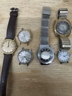 Vintage Timex Watch Lot Untested Parts Repair
