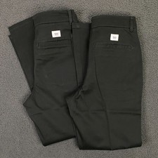 Katin Kraft Pant Set of 2 Boys size 26 Black Wash Gray Chino Stretch Uniform