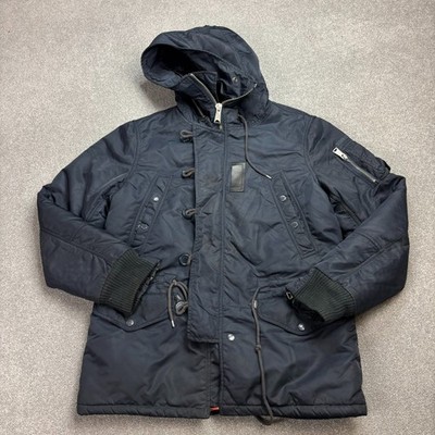 Schott N 3B Jacke Erwachsene Small Blau Extrem Kalt Parka Schnorchel...