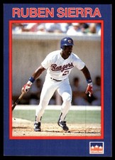Ruben Sierra 1990 Starline Long John Silver #33 Rangers MLB READ FREE SHIPPING