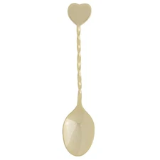 HIC Harold Import Co. Gold Plated 4.5" Heart Demi Spoon – Home Decor