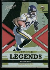 #LL-1 Randy Moss 2022 Panini Prestige #/449 Living Legends Xtra Points Red