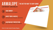 Armalope 100 Pack Standard Shipping Envelopes for Sports Cards TCGs Armalopes