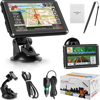 5 Inch GPS Navigator Sat Nav - 2025 Latest UK Map Sat Navs for Cars, Trucks and