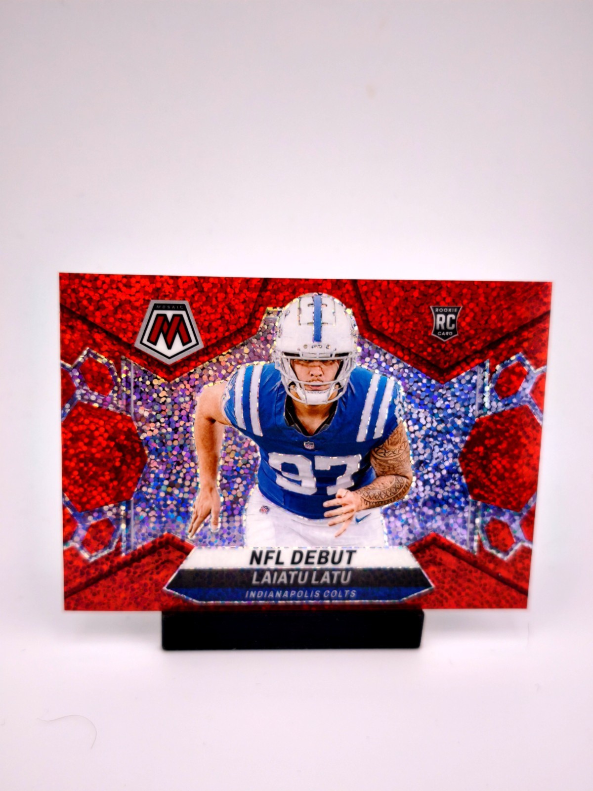Laiatu Latu Panini Mosaic #290 Red Sparkle
