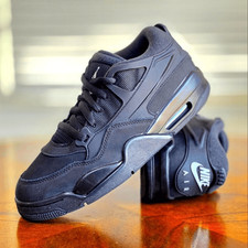 Nike Air Jordan 4 RM "Black Cat" Anthracite GS Youth 7Y FQ7938-004 Nubuck Suede