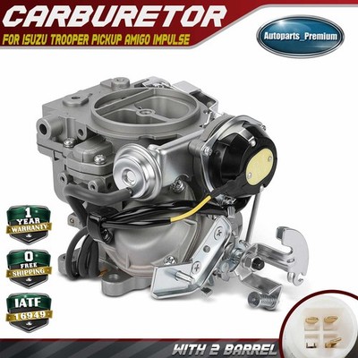 2 Barrel Carburetor for Isuzu 4ZD1 Engine Pickup 1988-1994 Amigo Impulse L4 2.3L
