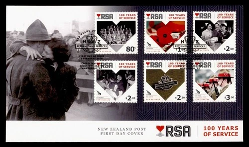 DR WHO 2016 NEW ZEALAND FDC RSA CENTENARY COMBO $3 R38929