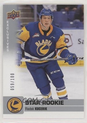 2019-20 Upper Deck CHL Star Rookie SP Exclusives 59/100 Radek Kucerik #364 7ai