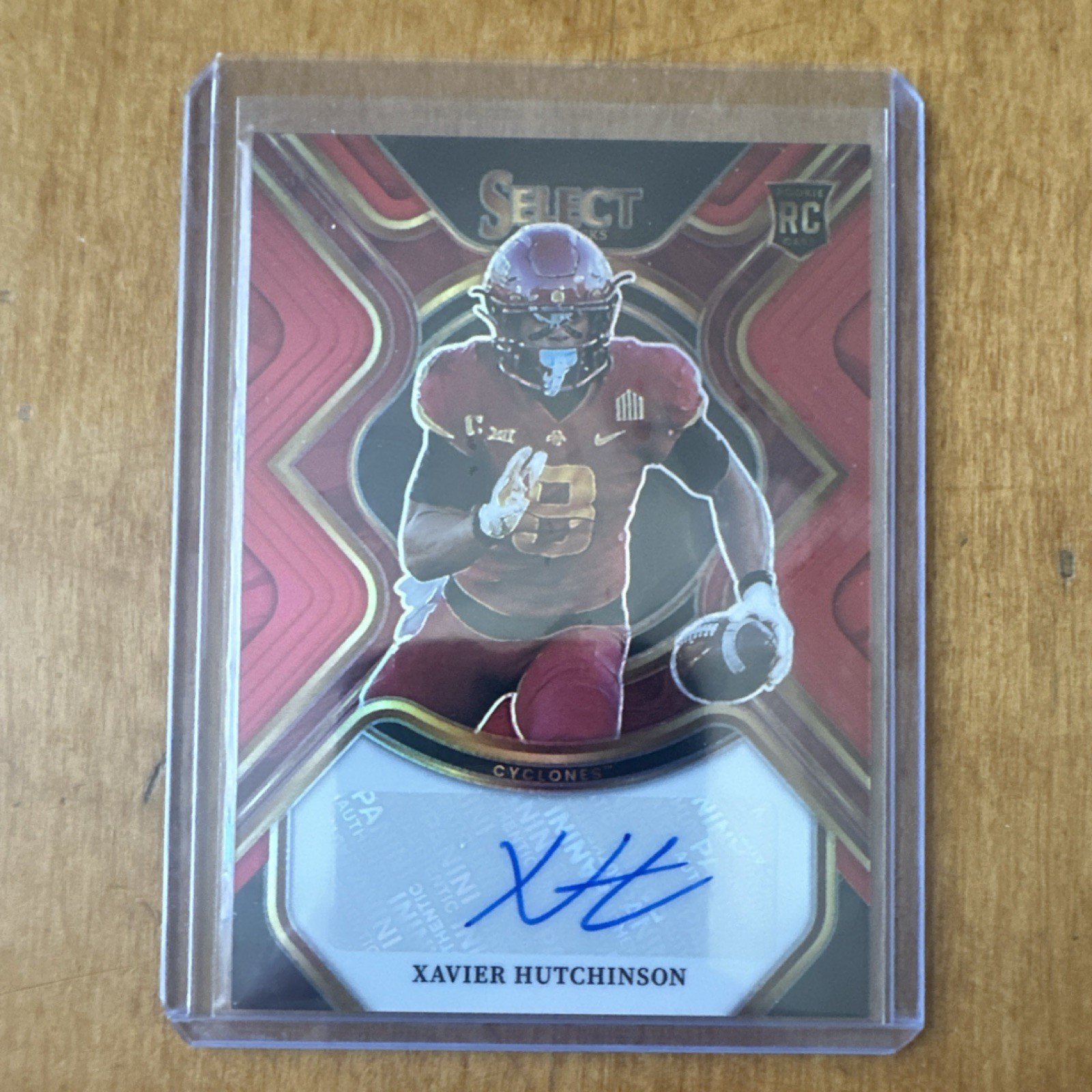 Xavier Hutchinson Panini Select Draft Picks Rookie Signatures #XHU Base