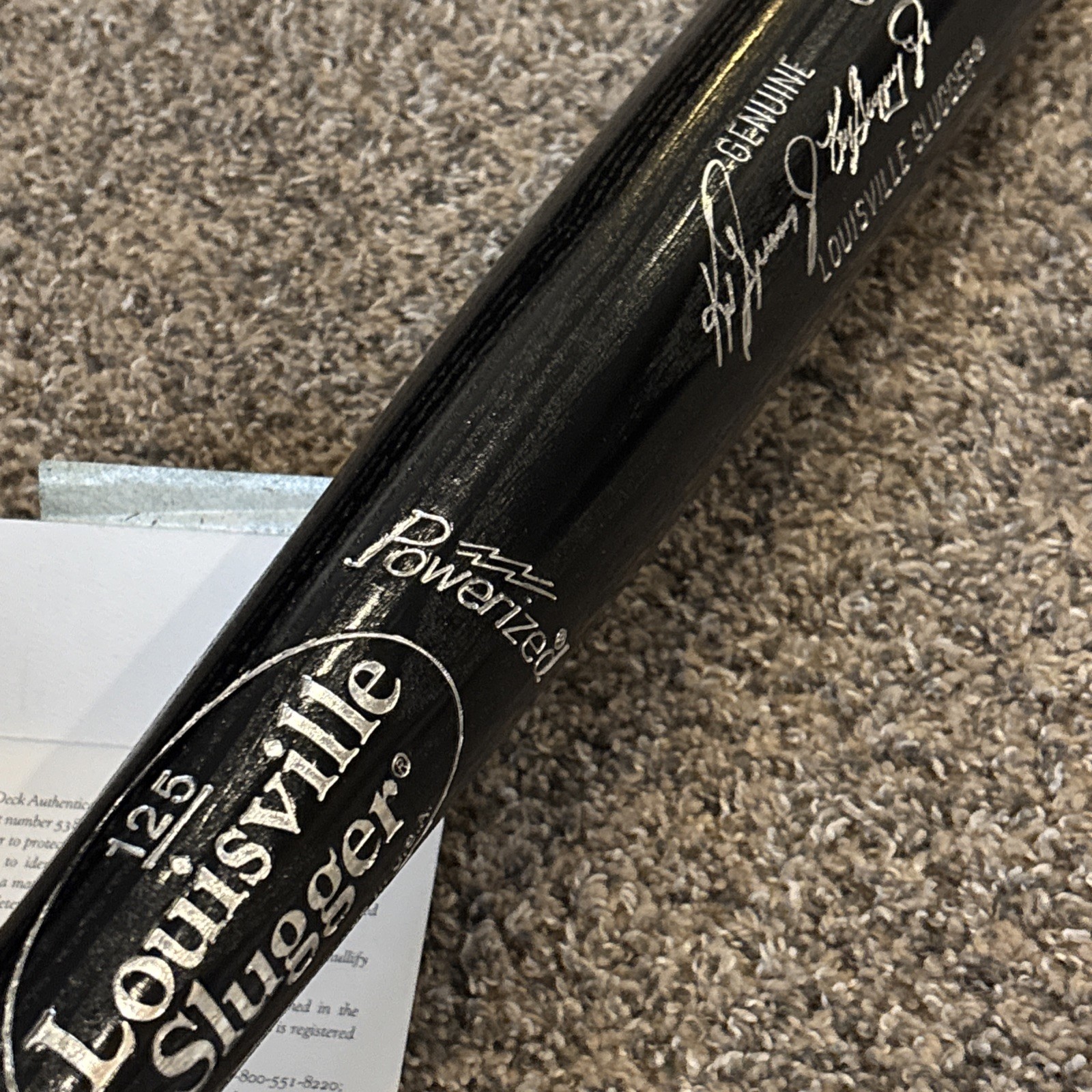 Upper Deck Ken Griffey Jr Signed Auto C271 Game Model Bat Autograph UDA COA