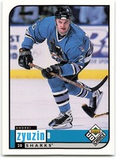 1998-99 UD Choice #179 Andrei Zyuzin San Jose Sharks