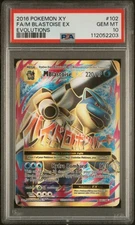 2016 Pokémon XY Evolutions #102 Blastoise EX Full Art PSA 10