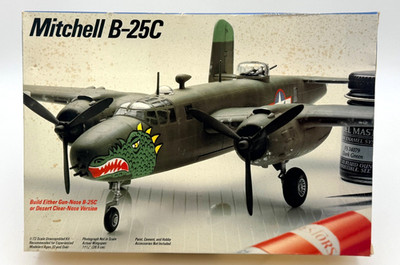 Testors Model Kit - North American B-25C Mitchell Airplane Kit - 1:72 Scale