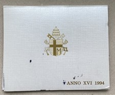 Sammlerstücke originaler  Münzsatz Vatikan 1994, Papst Johannes Paul II