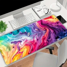 40*90cmExtra Large Gaming Mouse Pad - Non-Slip Rubber Base, Ergonomic Wrist Supp