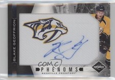 2011-12 Limited Phenoms 10/299 Blake Geoffrion #205 Auto 2d8