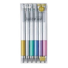 PILOT water-based gel ink ballpoint pen Juice Up 0.4mm ultra-fine metallic 6colo