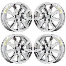 18" Lexus LS460 LS600HL Bright Chrome wheels rims Factory OEM set 74195