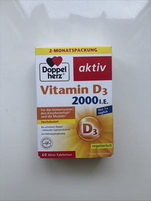 DOPPELHERZ Vitamin D3 2000 I.E. Tabletten 50 St. PZN 16869496