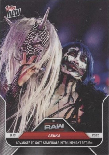 2025 Topps Now WWE #67 Asuka Return RAW - QTY | eBay