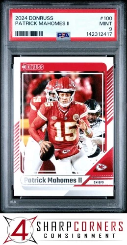 2024 PANINI DONRUSS #100 PATRICK MAHOMES II PSA 9