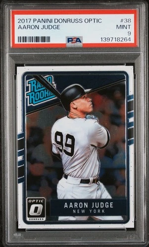 2017 Donruss Optic Aaron Judge #38 Rookie Card PSA 9 MINT