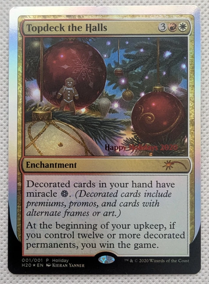 Topdeck the Halls - FOIL - LP/NM - MTG Special Occasions: Happy Holidays 2020  - Image 3 of 3