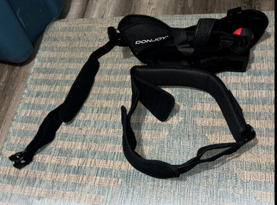 DonJoy Adjustable Shoulder/Arm Sling Brace for Immobilization, One Size, Black