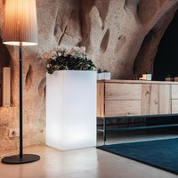 Deko Lampe Rote Licht Led Mit Batterie Aus Harz Leuchte FÜR Garten Beleuchtung