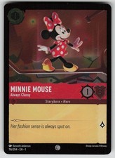 Minnie Mouse Always Classy Cold Foil The First Chapter 116/204 Disney Lorcana NM