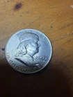 1949 Franklin Silver Half Dollar 50C Coin US Business Strike