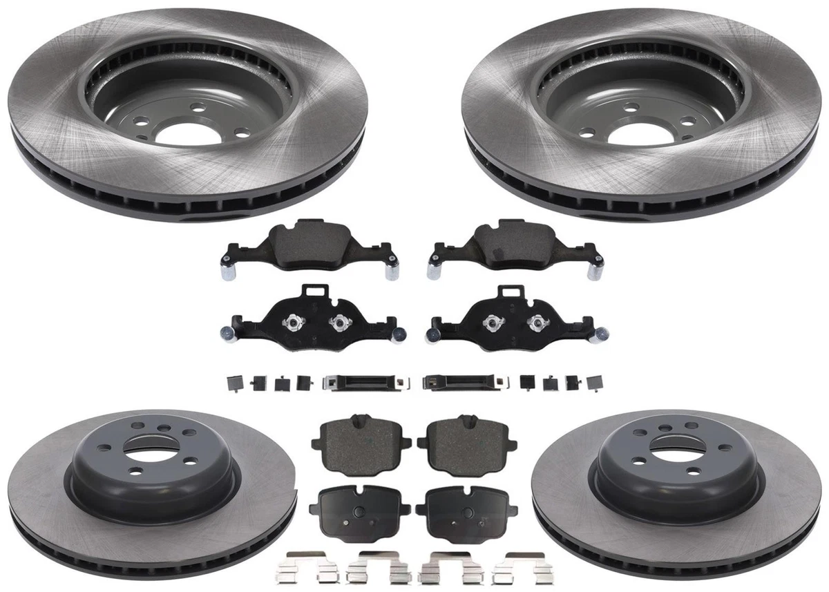 Kit De Frenos Traseros Premium Para BMW X5, X6 - Pastillas Cerámicas, Discos Ventilados, Limpiador