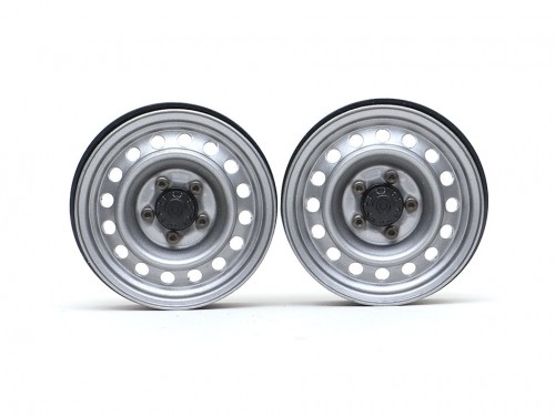 "Boom Racing BRW780919FGM 1.9\" 16-Loch 5-Loch Classic Steelie Reversible Beadlock"-image