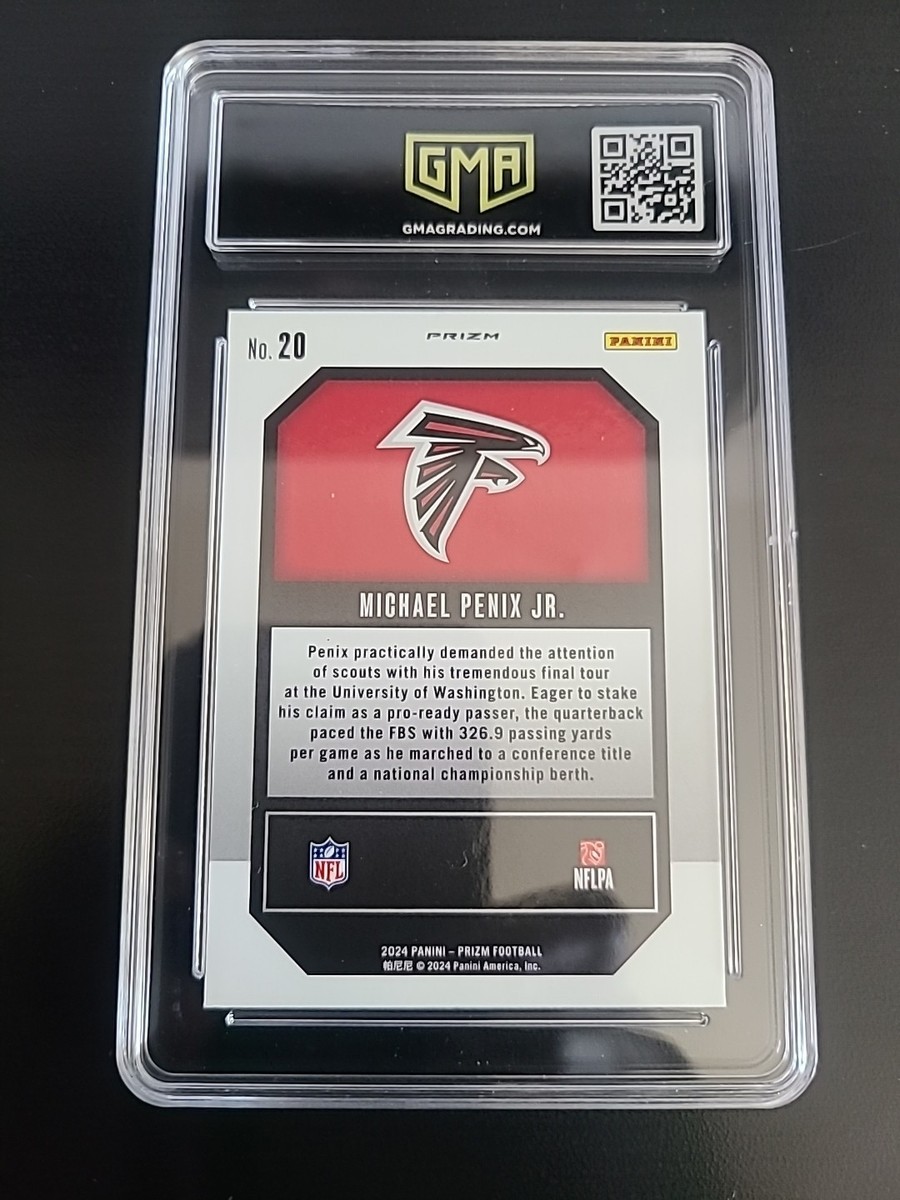 2024 Panini Prizm - Emergent Michael Penix Jr. #20 Green Prizm (RC