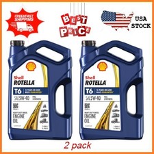 2 pack Shell Rotella T6 Full Synthetic 5W-40 Diesel Engine Oil 1 Gallon FREESHIP 26.25 per gallon