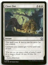 Claws Out MTG Foundations 6 U NM