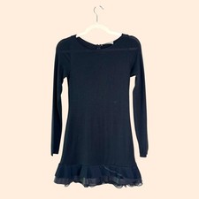 Valentino Lace Ruffle Trim Mini Dress