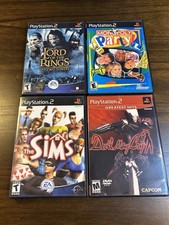 PlayStation 2 Games Bundle Lord Of The Rings, Monopoly,The Sims, Devil May Cry