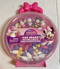 Disney Minnie Pop Beads Craft Kit for Kids Brand New Sealed 3