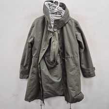 Seraphine Maternity Babywearing Grey Fleece Lined Warm Mum Parka Coat Uk 10