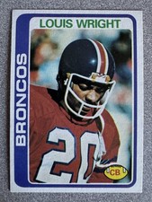 1978 Topps Louis Wright Rookie Card #420 Denver Broncos NM. rookie card picture