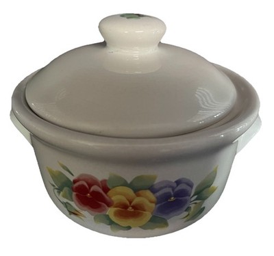 Summer Blush Individual Casserole + Lid Corning Corelle Coordinates Jay Imports