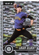 2026 TOPPS SERIES 1 LOGAN GILBERT #235 Silver Crackleboard