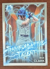 Max Clark 2023 Bowman Draft Chrome Transformative Talent #TT-10 Detroit Tigers