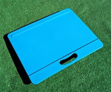 Portable Hand-Carry Padded 19 x 14.5" Compact Lap Blue Desk Hard Top GUC